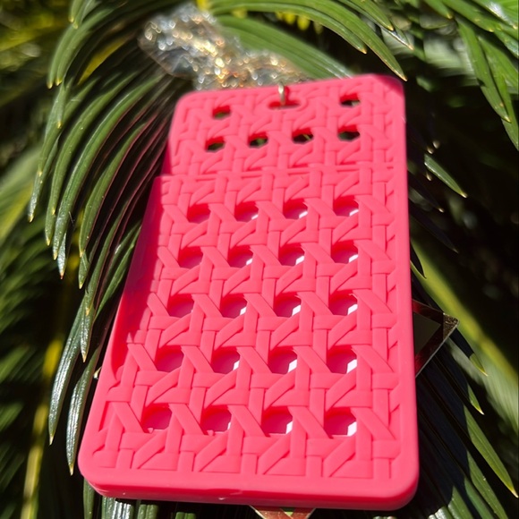 Kate Spade New York⚡️Id Badge Clip Key Chain, Coral Caning⚡️ - Picture 2 of 7